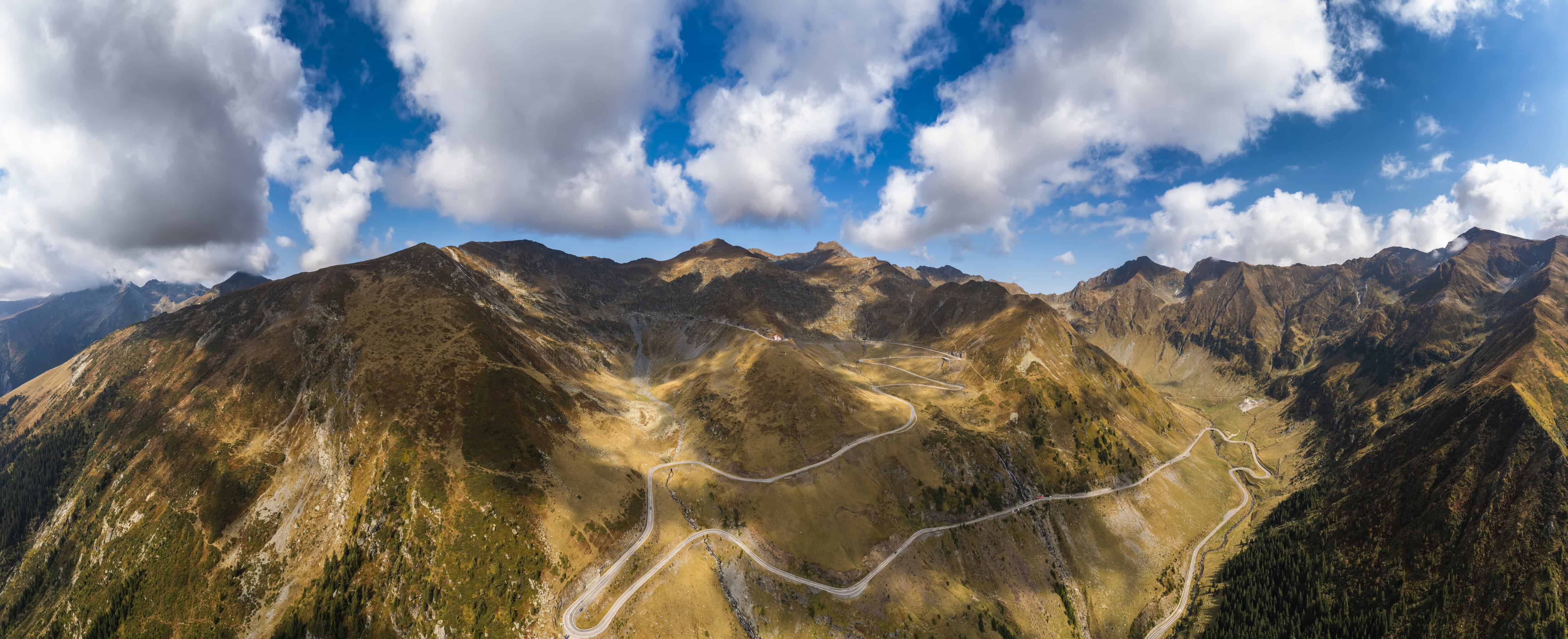 Wonderful mountain landscape. Transfagarasan highway, one of the most beautiful road in Europe, Romania (Transfagarash). High resolution