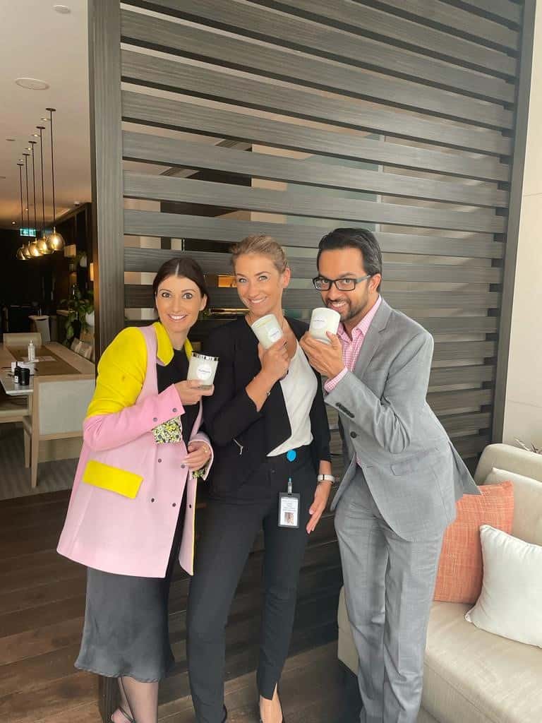 Celebrating Earth Hour at Westin (Courtesy of Vera Ostermann)