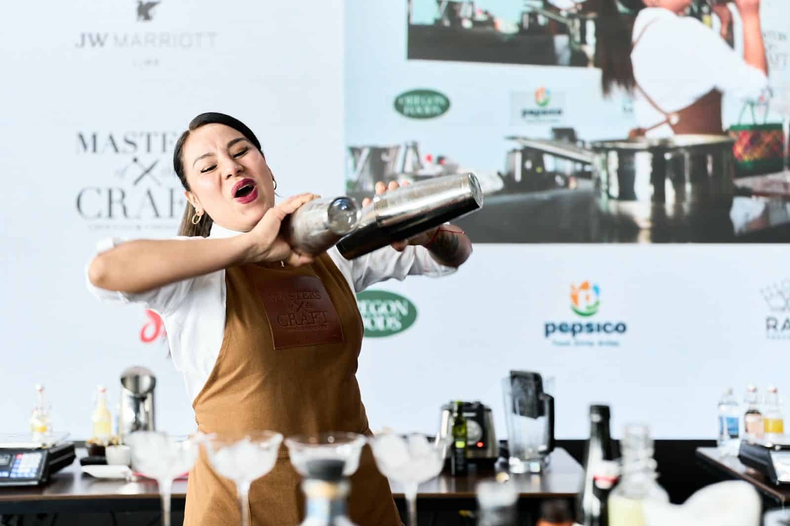 Women in mixology at Marriott.