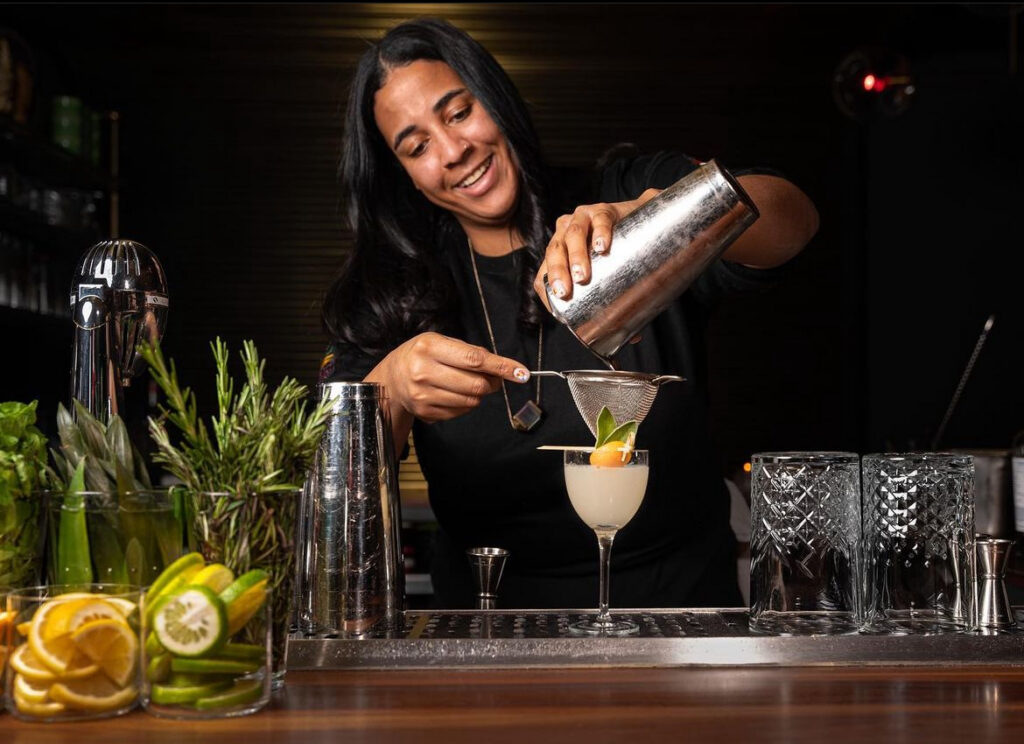 Women in mixology at Marriott.